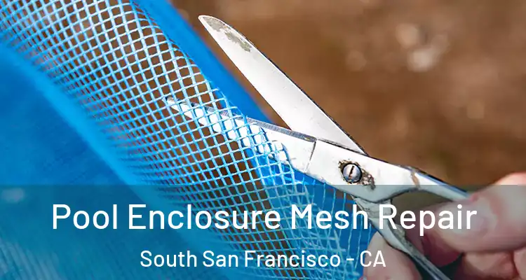  Pool Enclosure Mesh Repair South San Francisco - CA